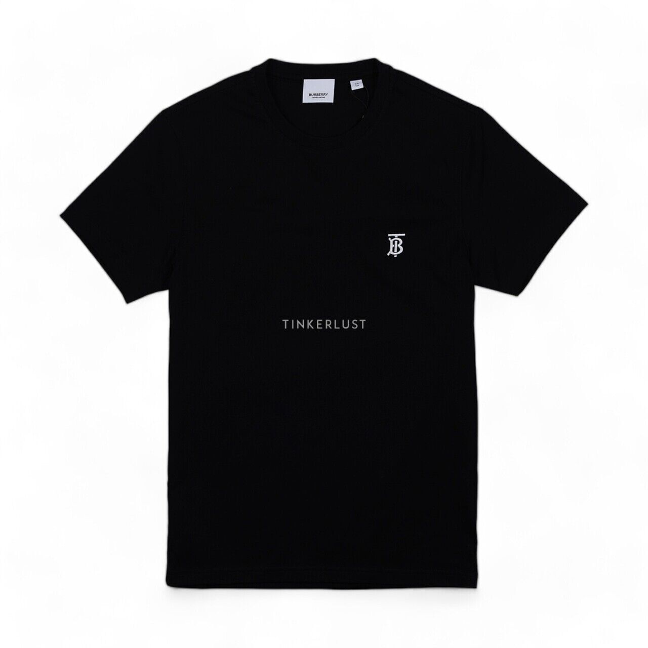 pakaian atasan kaos Burberry Men Monogram Black T Shirt Tinkerlust