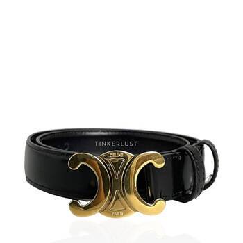 VIP【送料関税込】CELINE black calf leather belt CELINE Rivet Design Leather Belt(K-147678) | eBay