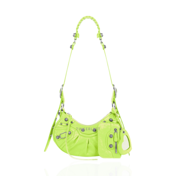 tas shoulder-bag Balenciaga Le Cagole XS Neon Yellow Arena