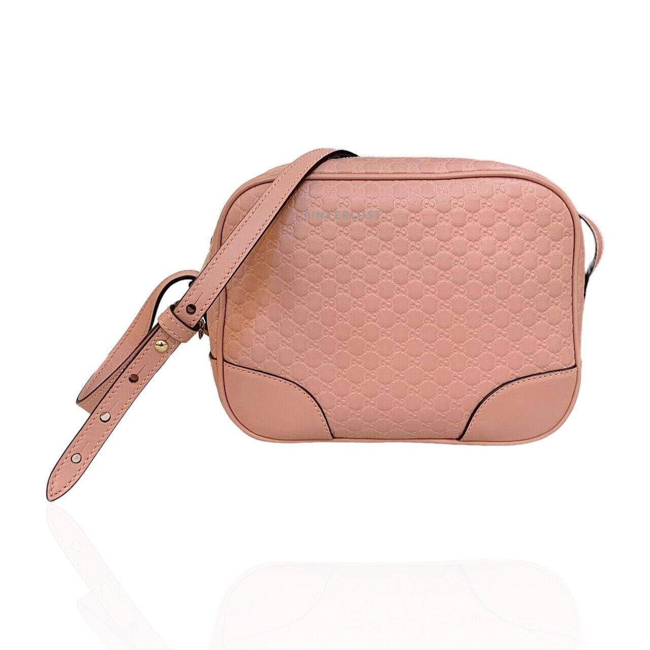 tas sling bag Gucci Bree Camera Leather in Pink Sling Bag Tinkerlust
