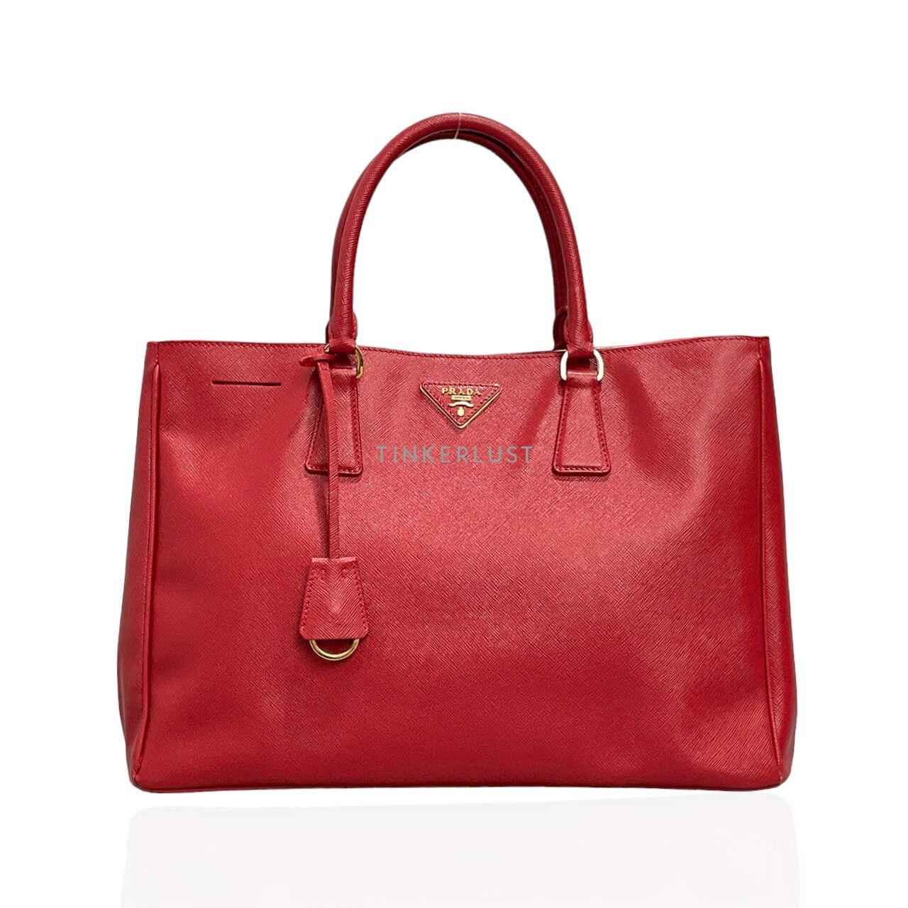 ☆ PRADA ☆ トートバッグ SAFFIANO LUX フォーコレッド Prada Fuoco Saffiano Lux Tote Bag ○ Labellov ○ Buy and