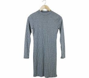 Cotton On Grey Stripes Mini Dress