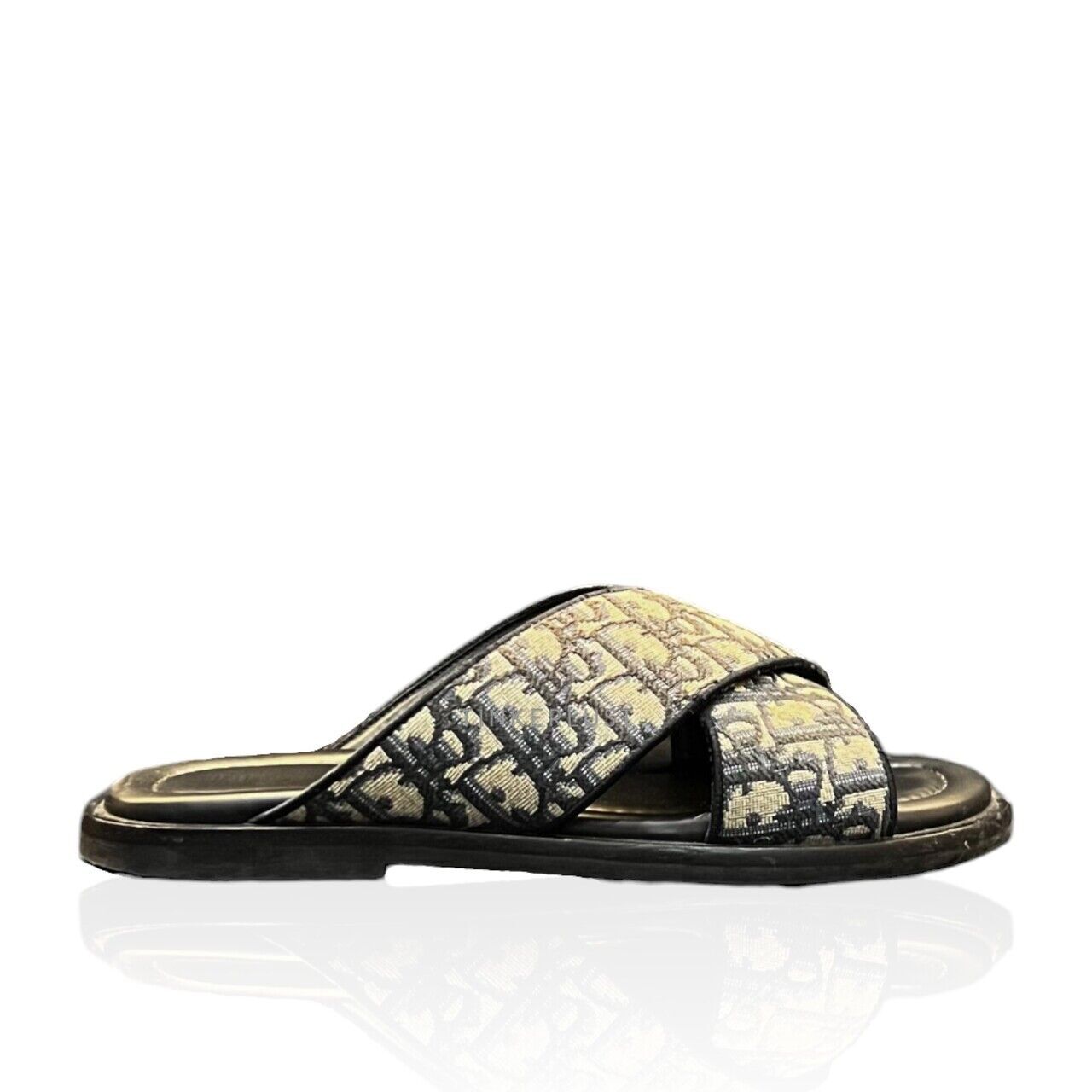sepatu sandals Christian Dior Alias Oblique Jacquard Slide