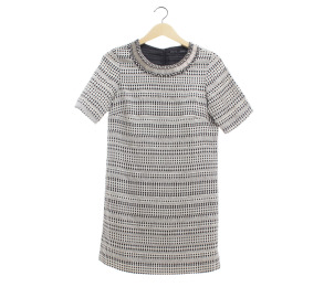 Zara White & Black Mini Dress