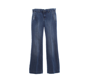 Mango Dark Blue Denim Long Pants
