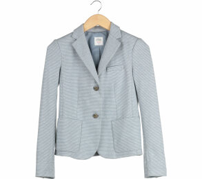 GAP Grey And White Striped Blazer