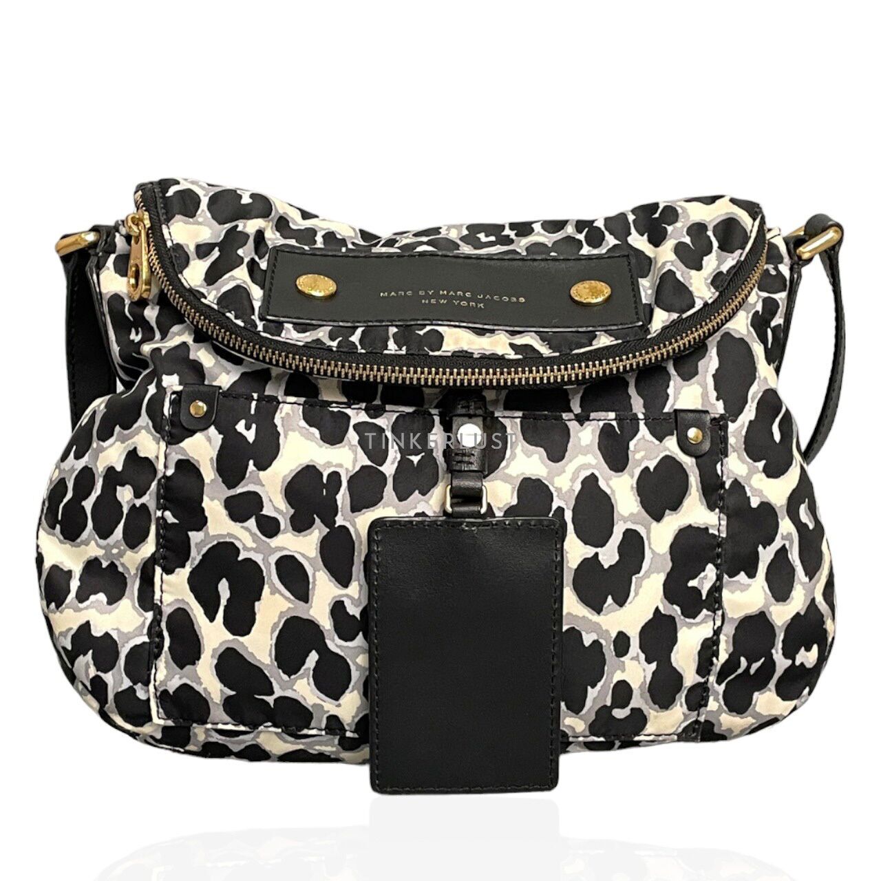 Marc by Marc Jacobs Leopard Nylon Laptop selling Messenger Bag