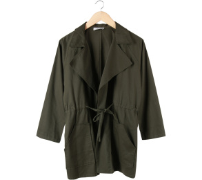 Cotton Ink Dark Green Parka Outerwear