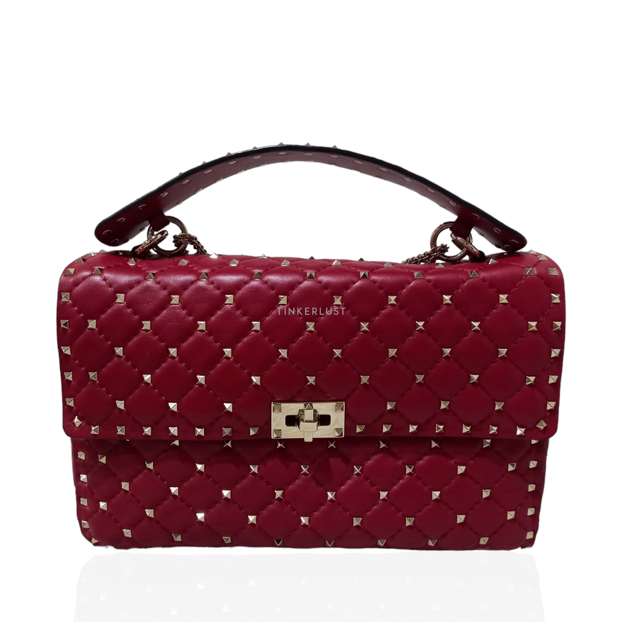 Valentino red quilted online bag