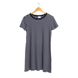 H&M Black Striped Blouse