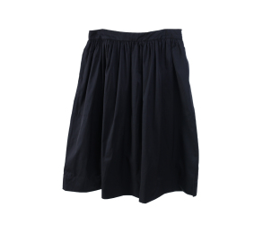 Zara Black Flare Midi Skirt