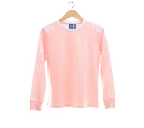 Adidas Pink Stripe Blouse