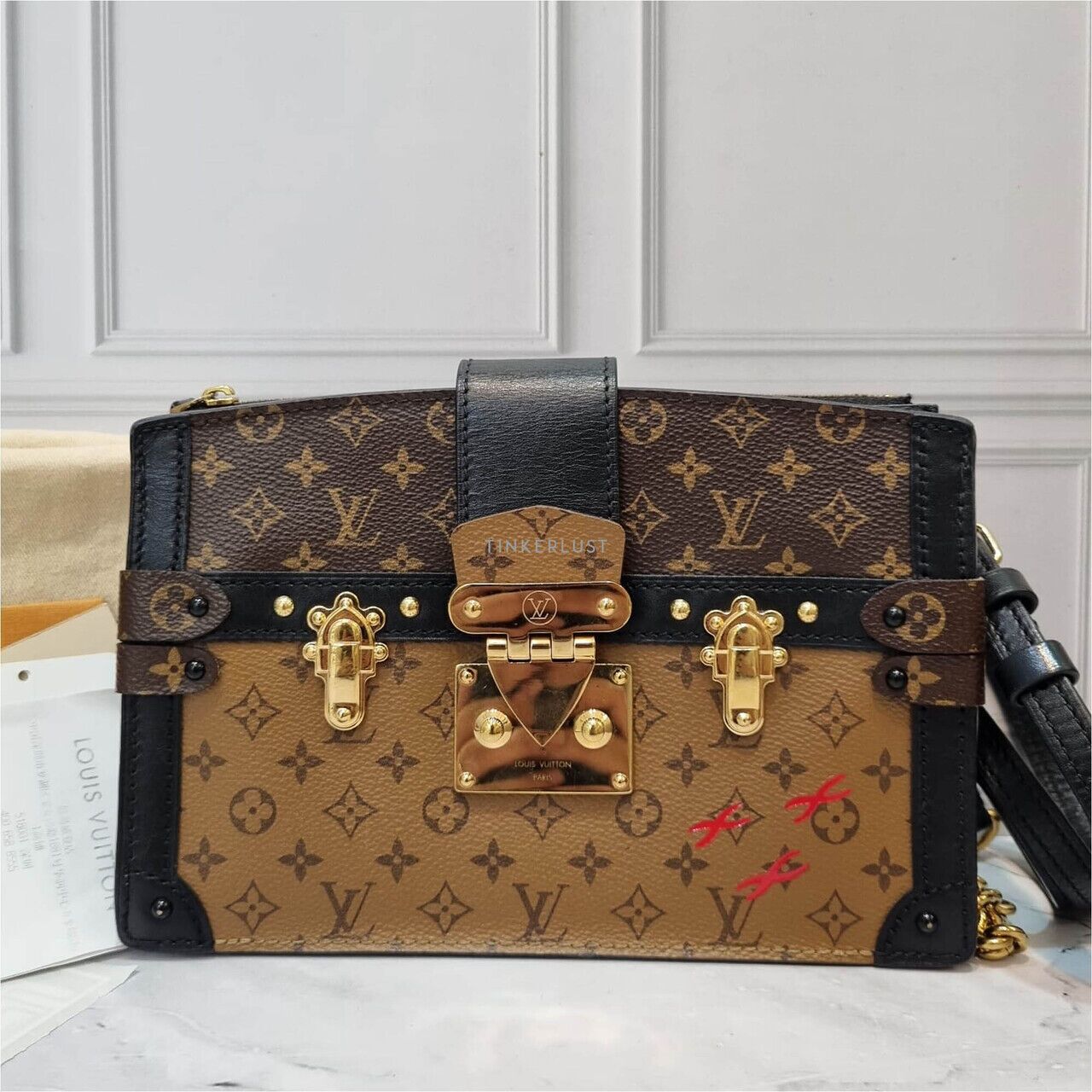 Louis vuitton trunk clutch hotsell