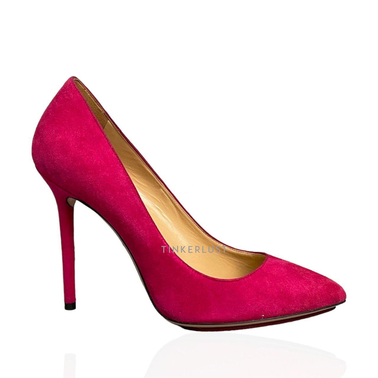 Hot pink cheap suede pumps