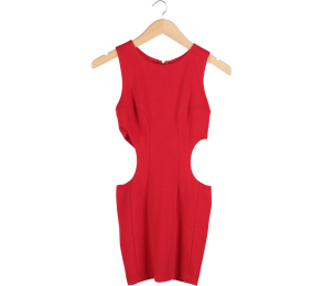 Ark & Co Red Cut Out Mini Dress