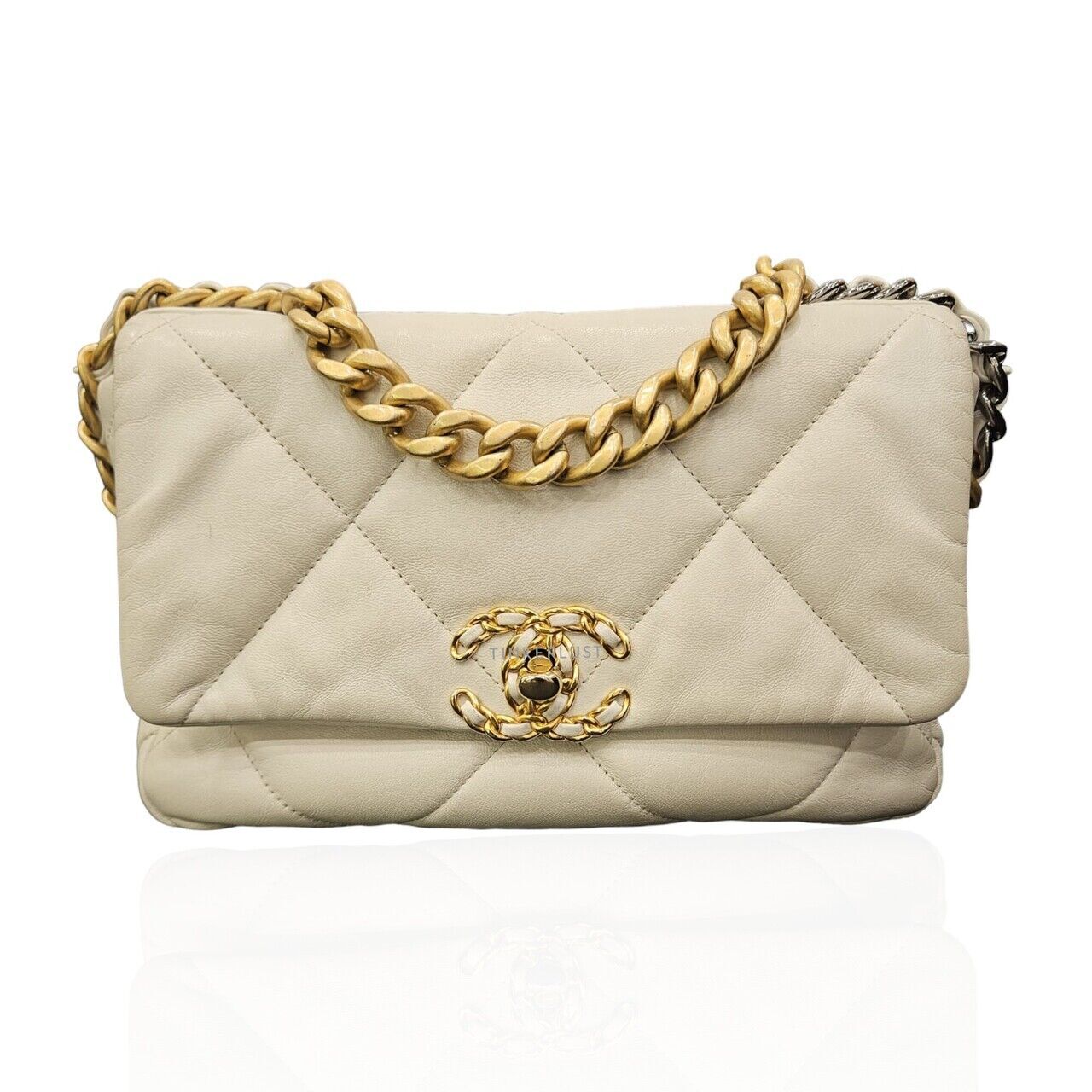 tas shoulder-bag Chanel C19 Light Beige #30 GHW Shoulder Bag