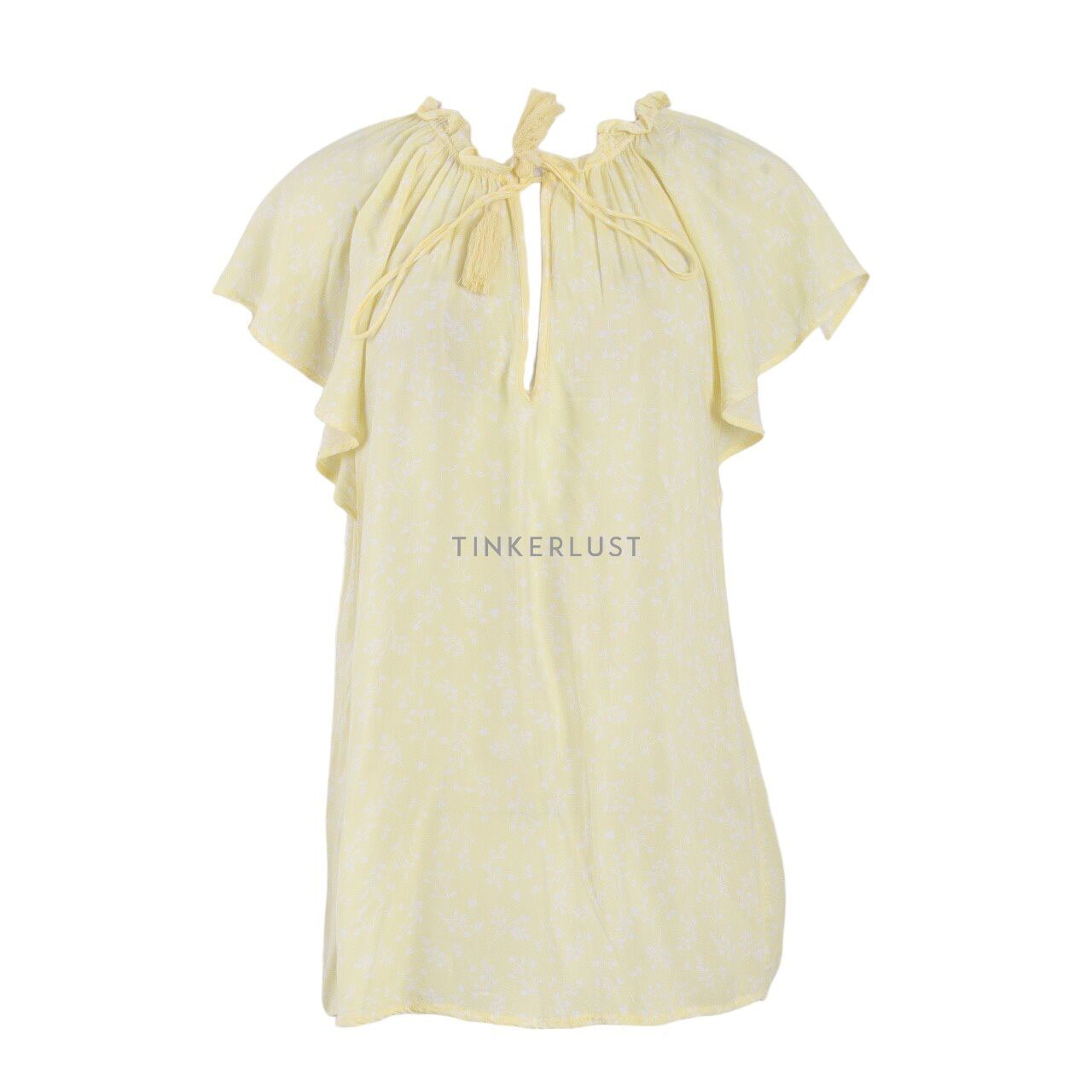 H&m 2024 yellow blouse