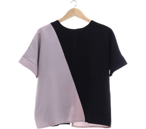 Skiia Black And Grey Blouse