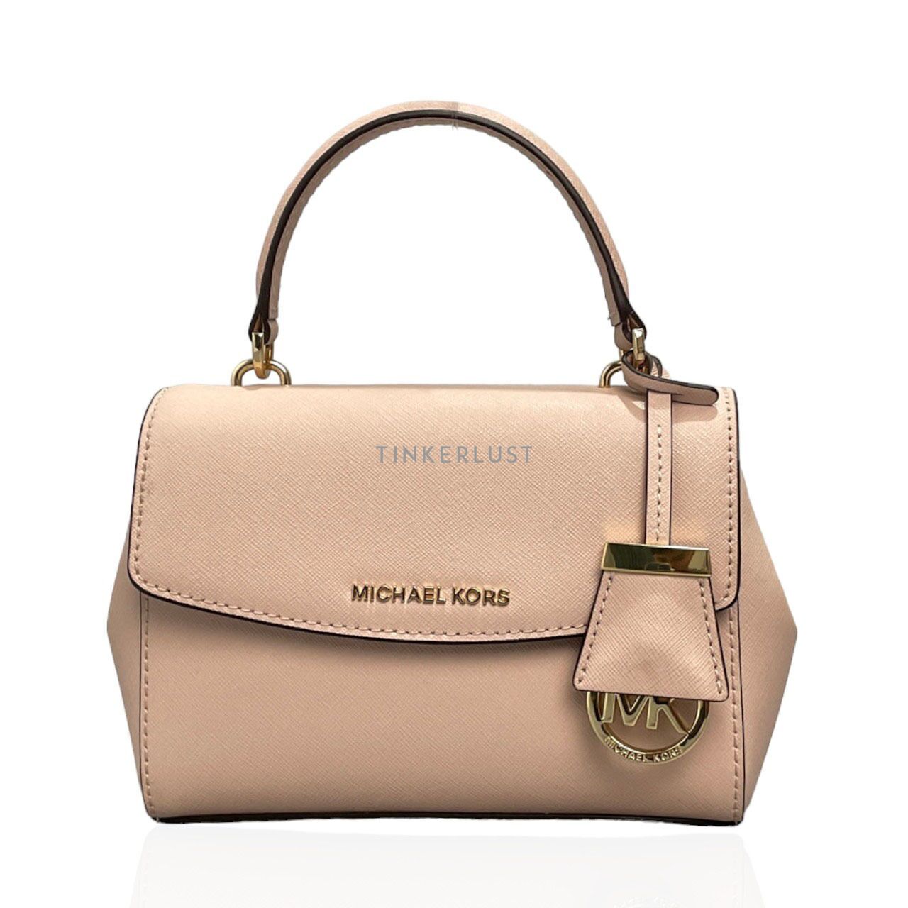 Michael Kors AVA satchel salmon shops color