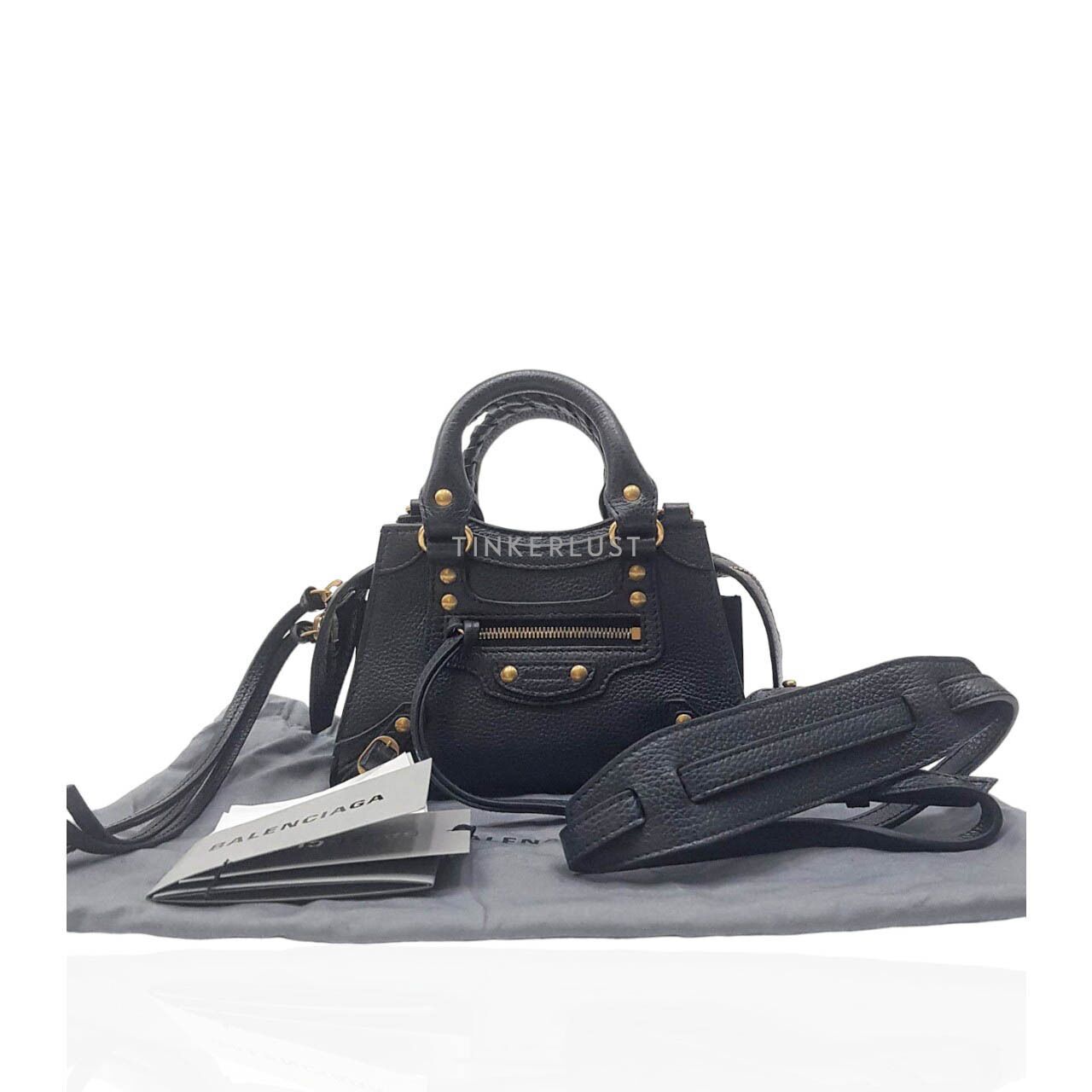 ●送料込●BALENCIAGA●NEO CLASSIC NANO バッグ ○送料込○BALENCIAGA○NEO CLASSIC CITY NANO ハンドバッグ