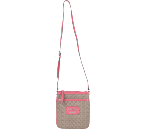 Guess Brown And Pink Sling Bag
