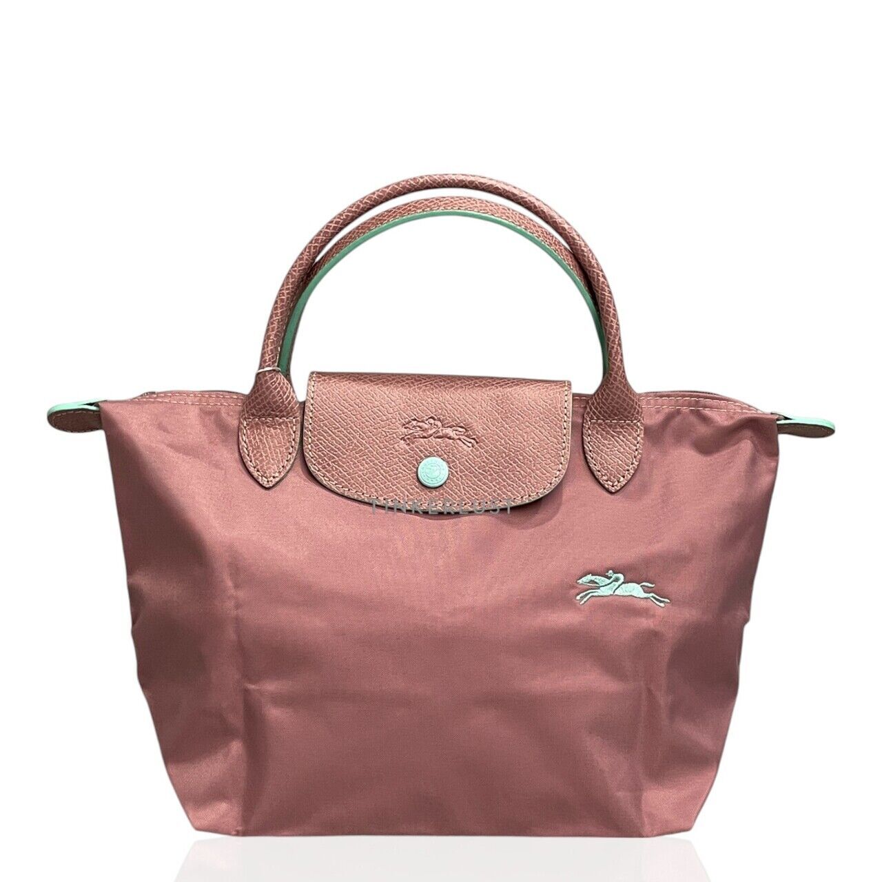 tas tote bag Longchamp Le Pliage Club Small Pink Nylon Tote Bag Tinkerlust