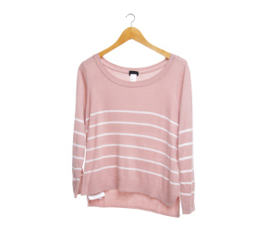 H&M Mauve Striped Sweater