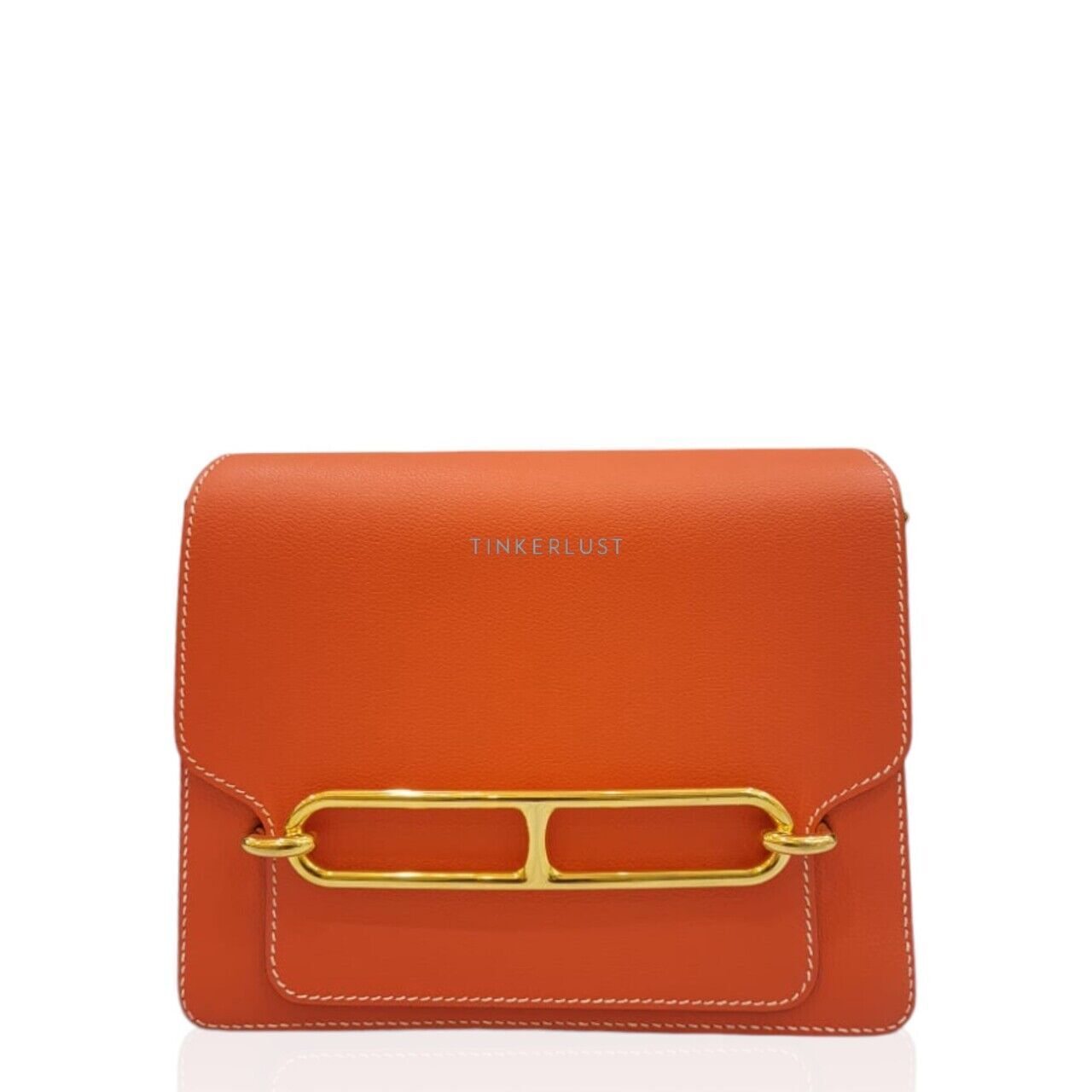 tas sling bag Hermes Roulis 23 Orange Evercolor Ghw Stamp A Sling Bag Tinkerlust