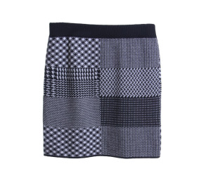 Cotton On Black And White Patterned Mini Skirt