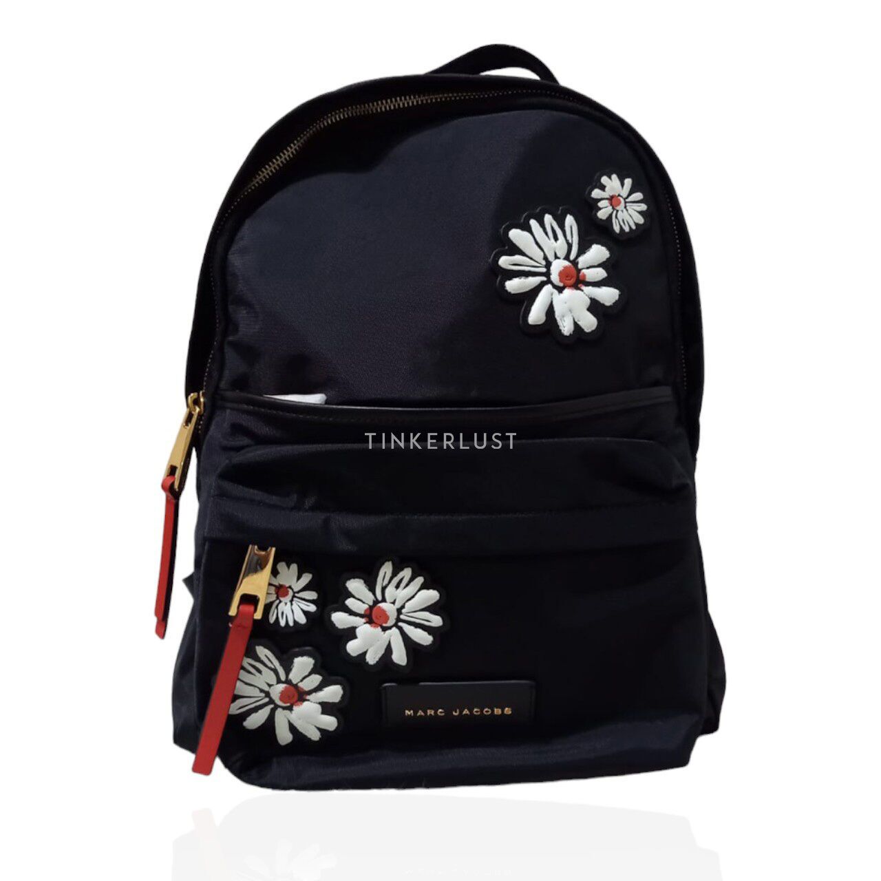 tas backpack Marc Jacobs Floral Daisy Black Backpack Tinkerlust