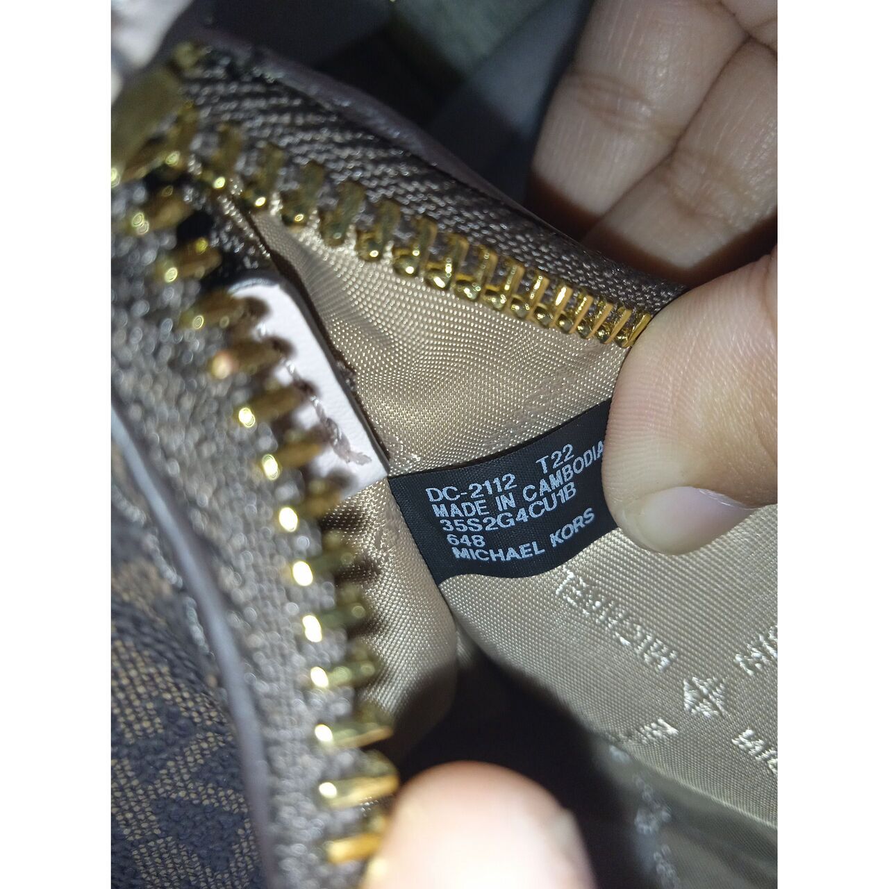 MICHAEL KORS ダークブラウン ハンドバッグ tas shoulder-bag Michael Kors Brown Shoulder Bag | Tinkerlust