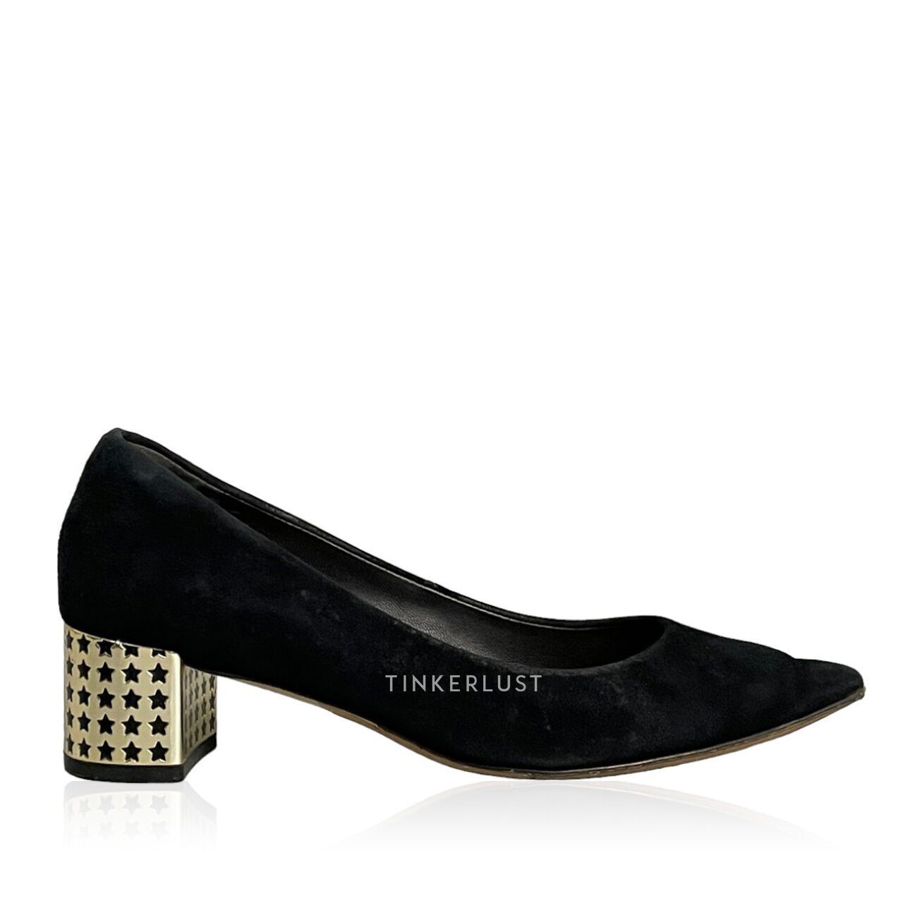 Tory burch clearance black suede pumps