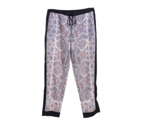 Oasis Black Patterned Long Pants