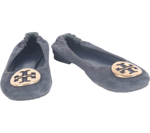 Tory Burch Dark Blue Flats