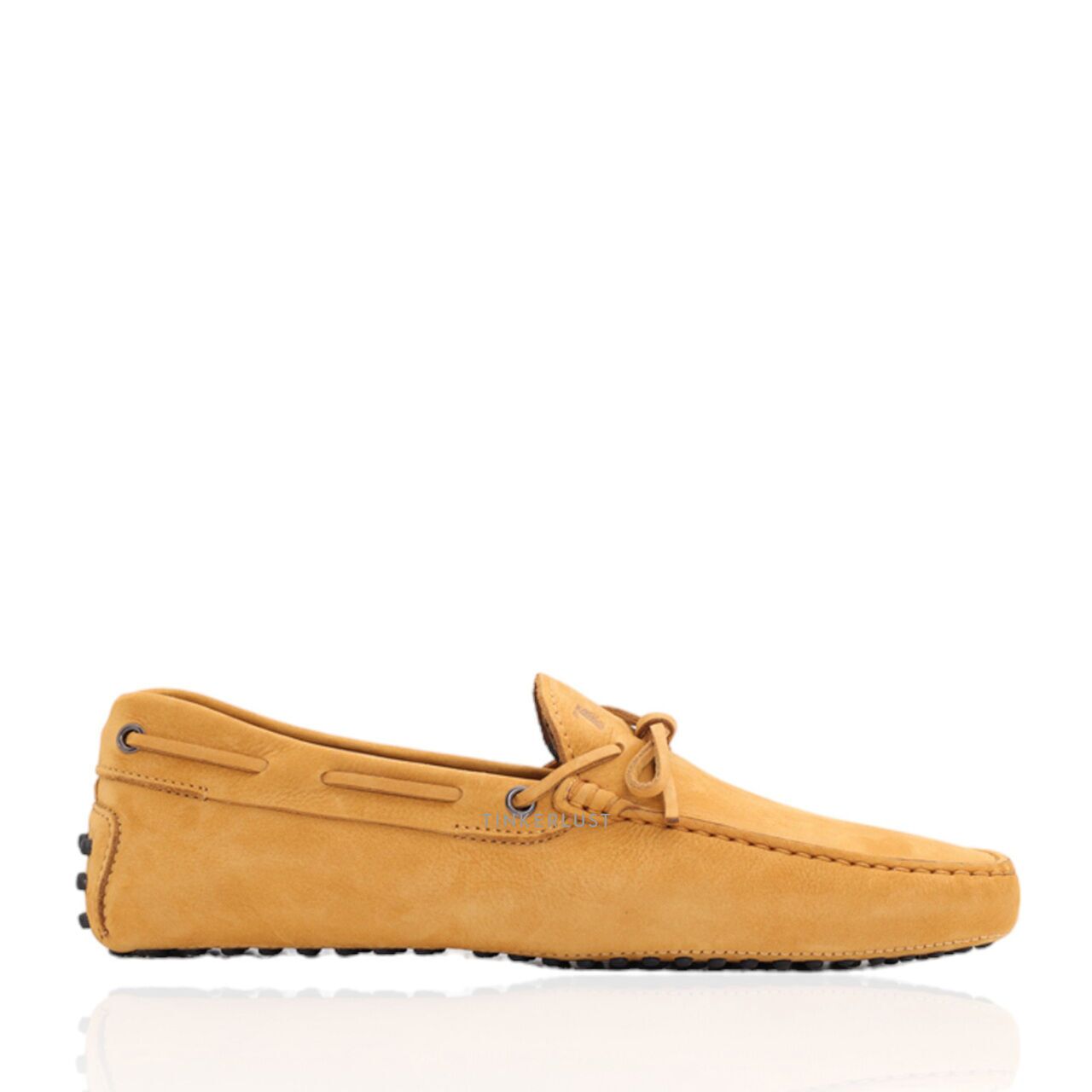 sepatu loafers Tod S Gommino Driving Shoes Yellow Nubuck Suede Loafers Tinkerlust