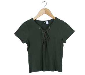 Divided Green Blouse