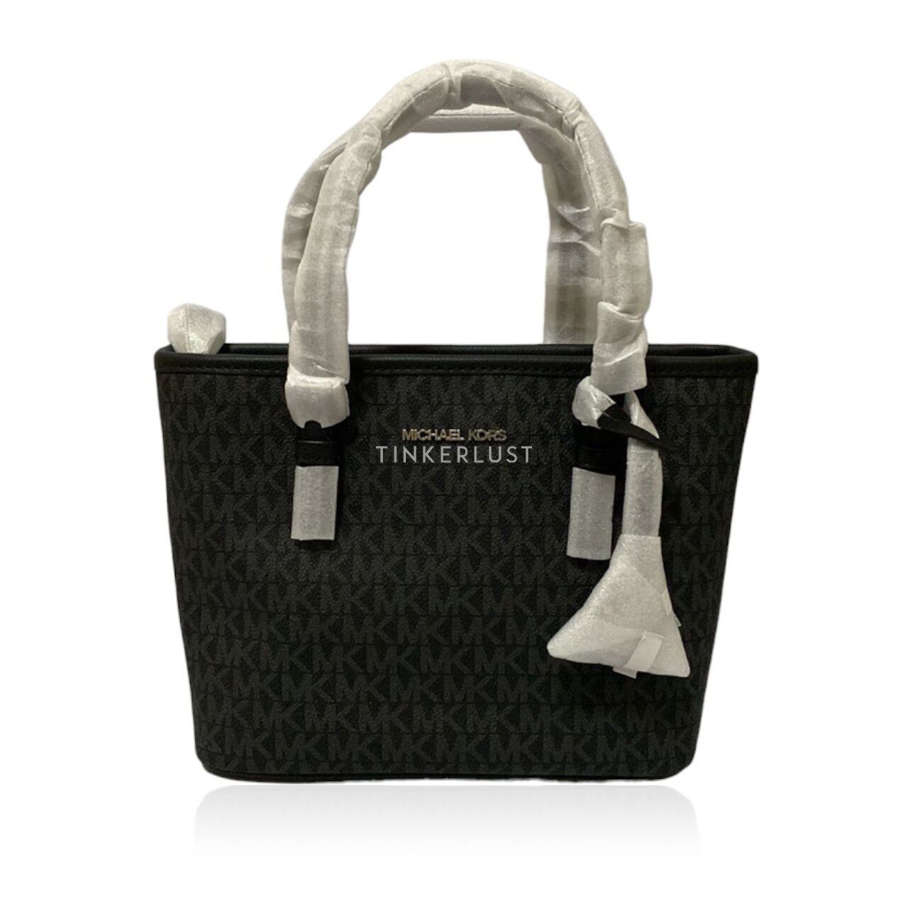 tas satchel Michael Kors Jet Set Travel XS Black Signature
