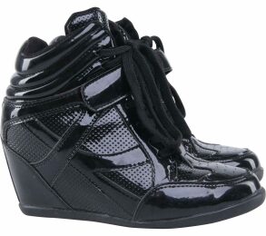 Zalora Black Hidden Wedge Sneakers