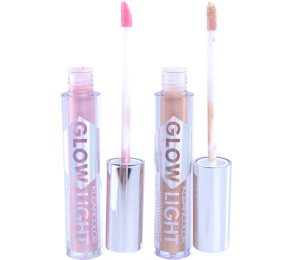 KLEANCOLOR 2 Glow Light Multitasking Liquid Highlighter Faces