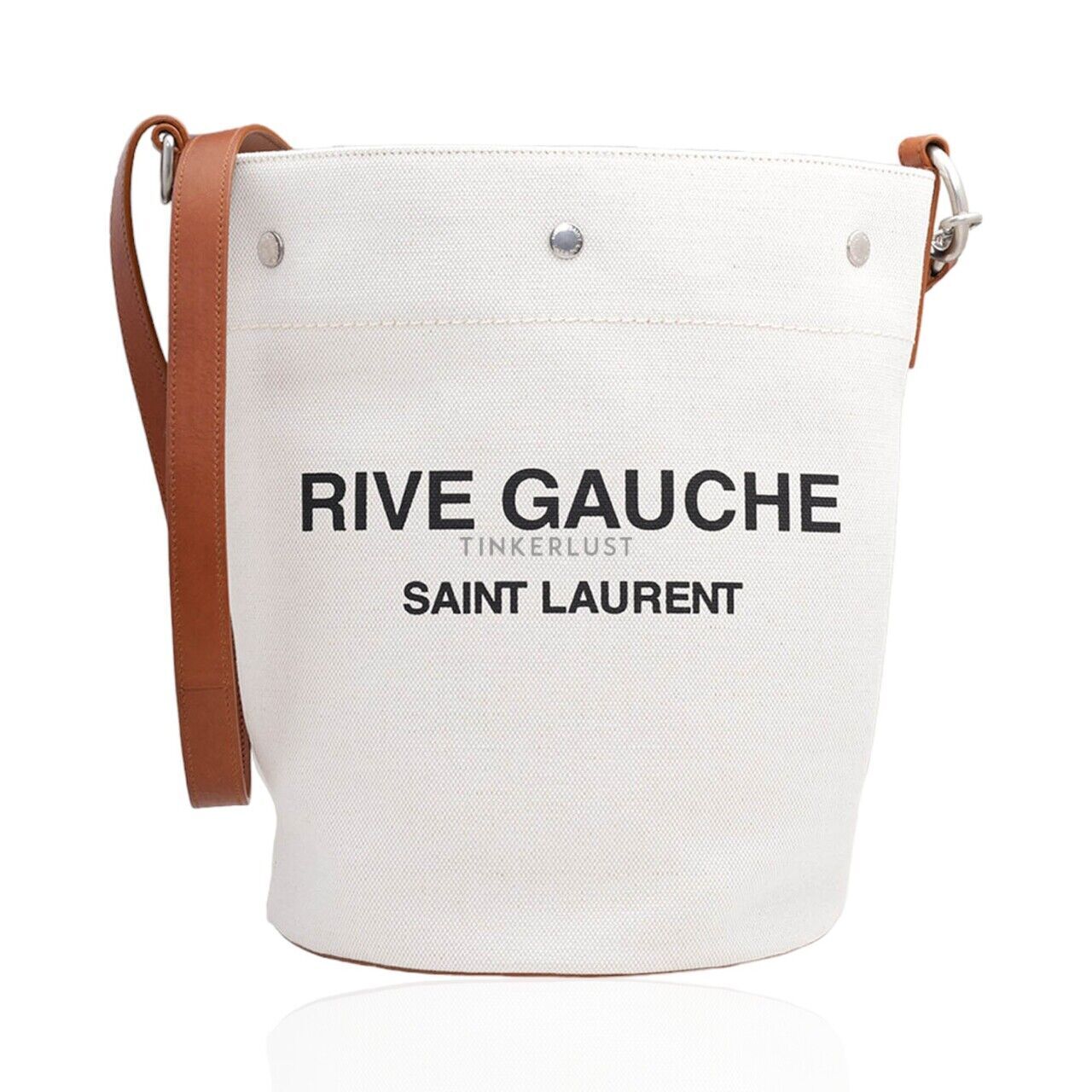 tas sling-bag Saint Laurent Medium Rive Gauche in Natural