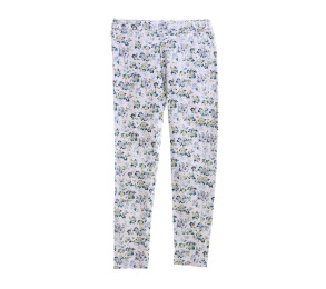 UNIQLO Off White Floral Long Pants