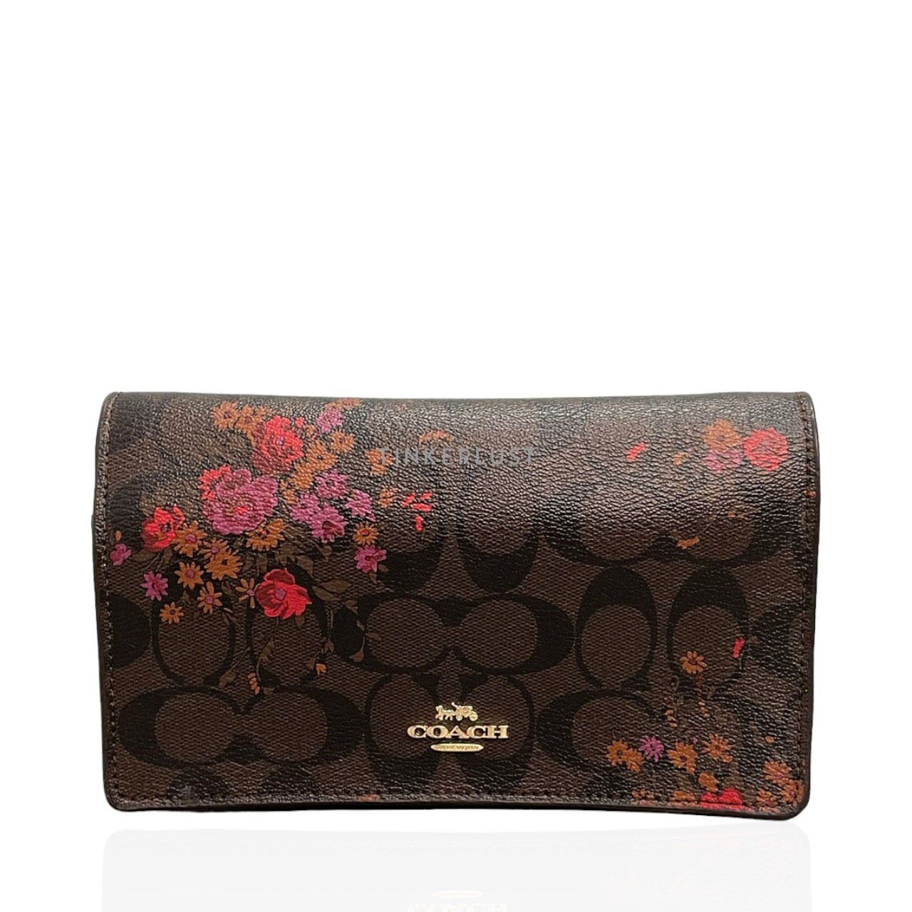 Coach floral sling bag deals