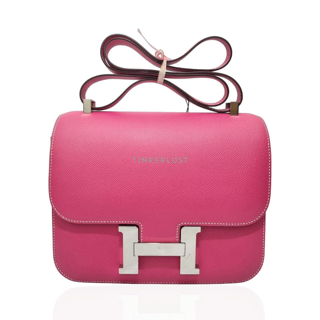 tas shoulder bag Hermes Constance 24 Rose Tyrien Epsom PHW T Shoulder Bag Tinkerlust