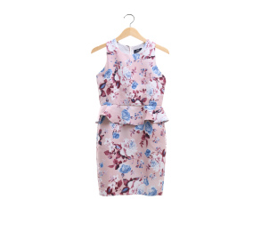 Label Eight Floral Soft Pink Mini Dress