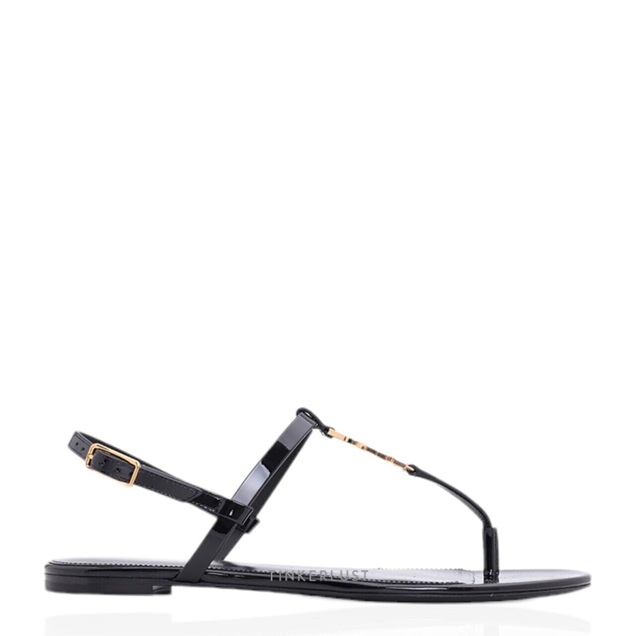 sepatu sandals Saint Laurent Women Cassandra T-Strap Ankle