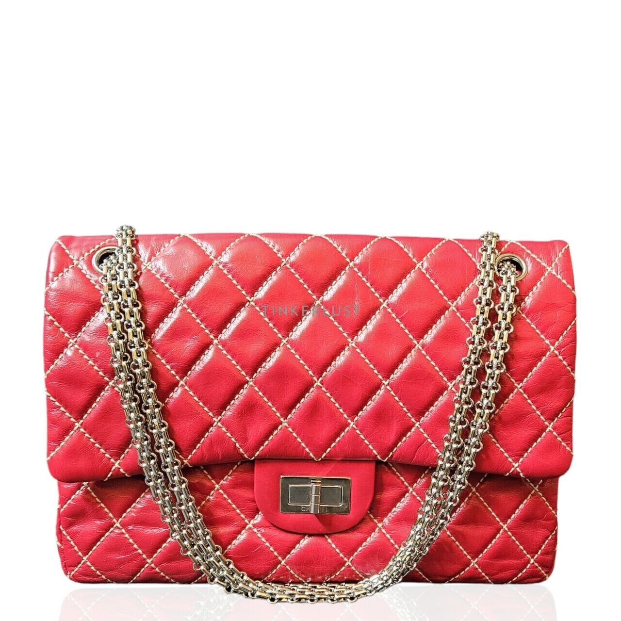 tas shoulder bag Chanel Surpique Reissue 2.55 Flap Shoulder Bag Tinkerlust