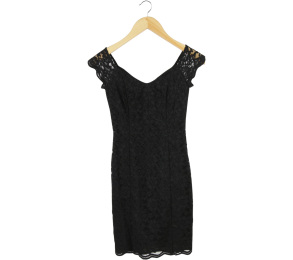 Spotlight Black Lace Sleeveless Mini Dress