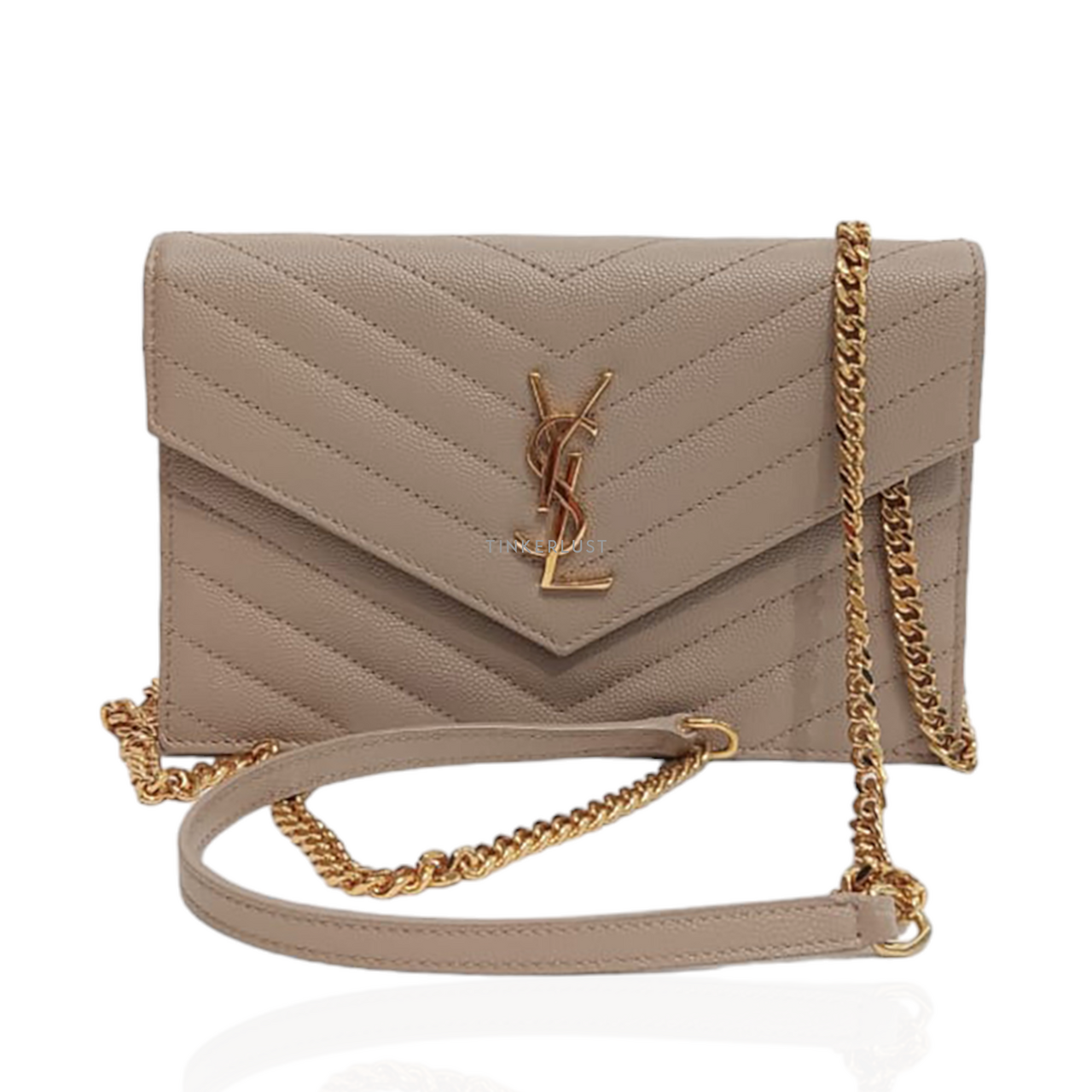 Ysl nude wallet hot sale on chain