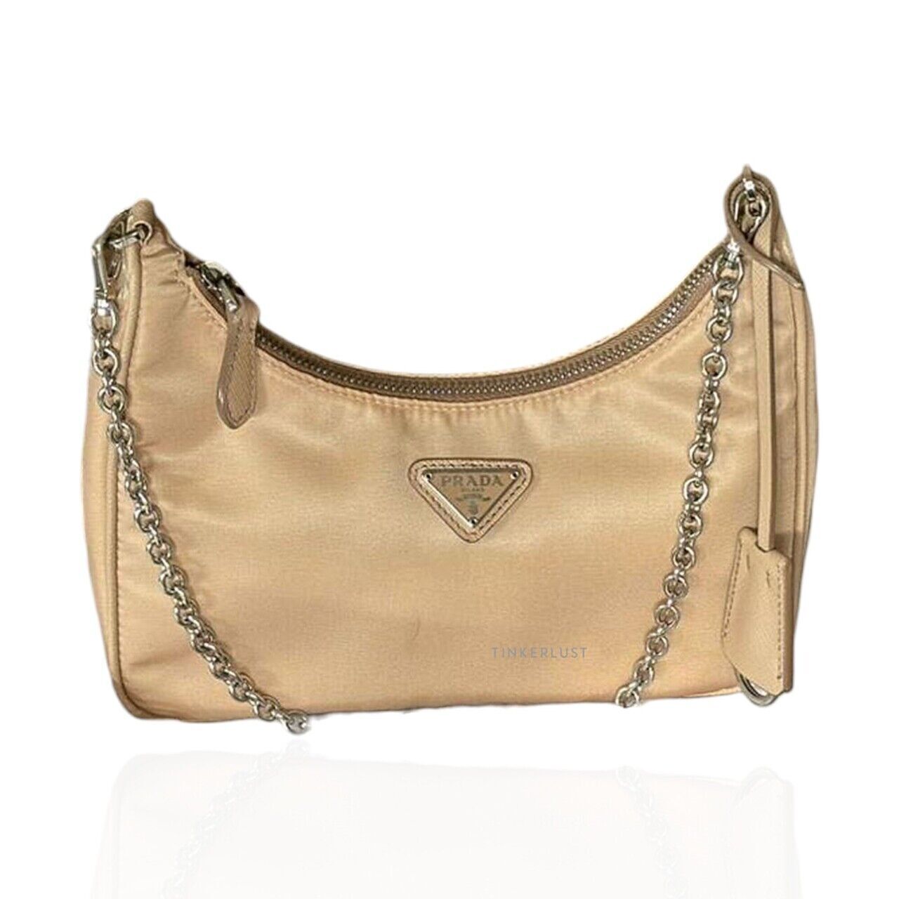 Prada beige nylon bag on sale