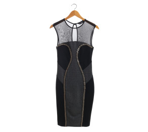 Miss Selfridge Black & Grey Mini Dress
